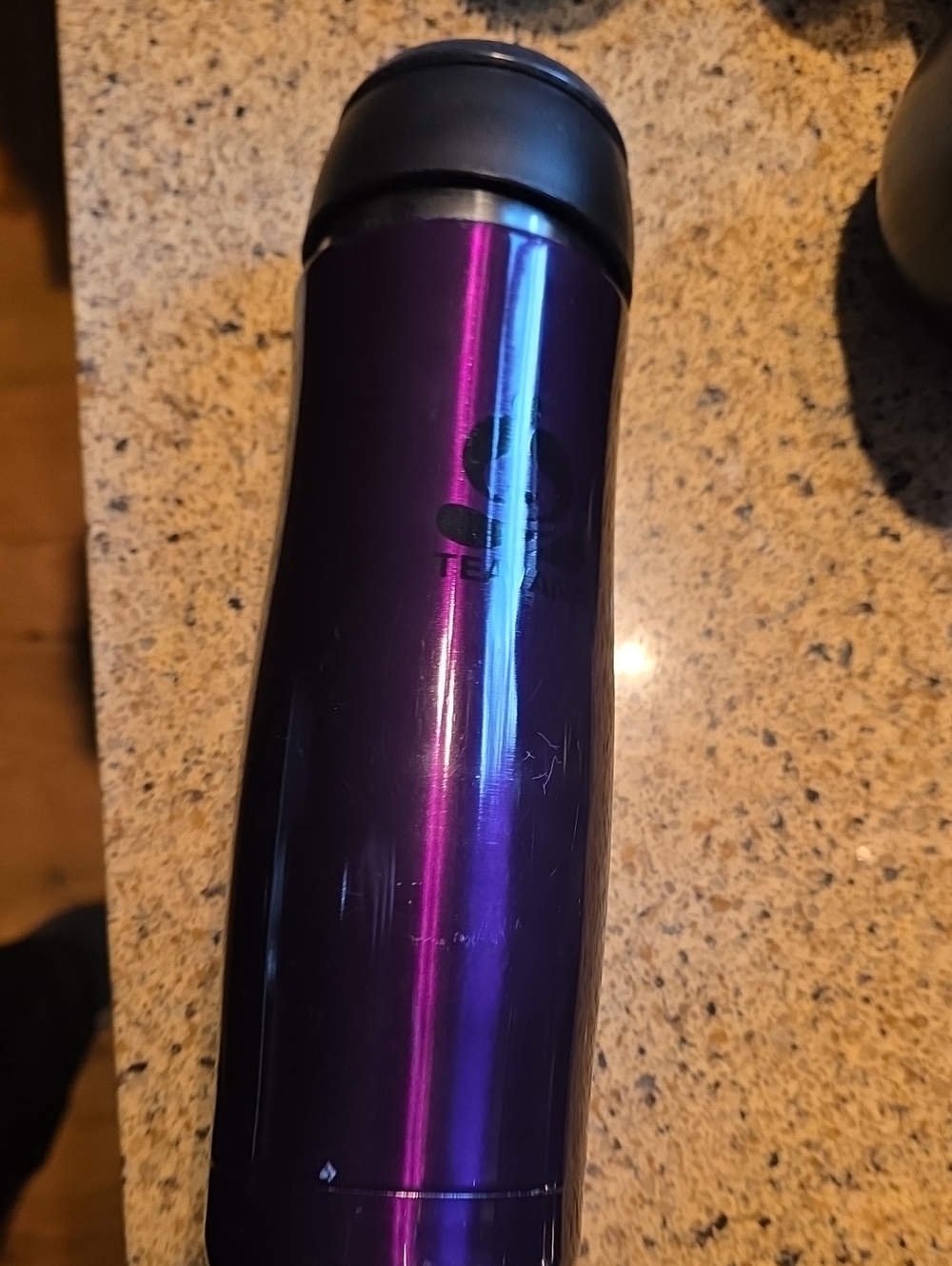 Purple Stainless Steel Travel Mug -
